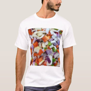 Zwiebeln und Bell-Paprikaschoten T-Shirt