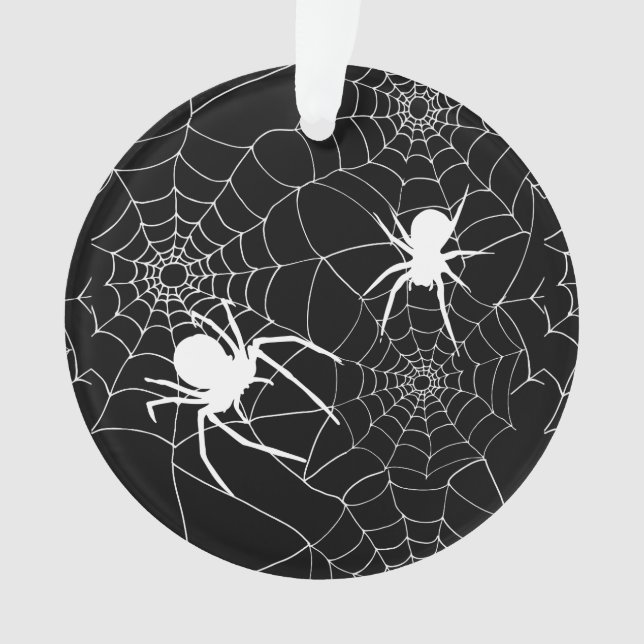 Zwiebeln und Spinnen Halloween Ornament (Vorderseite)