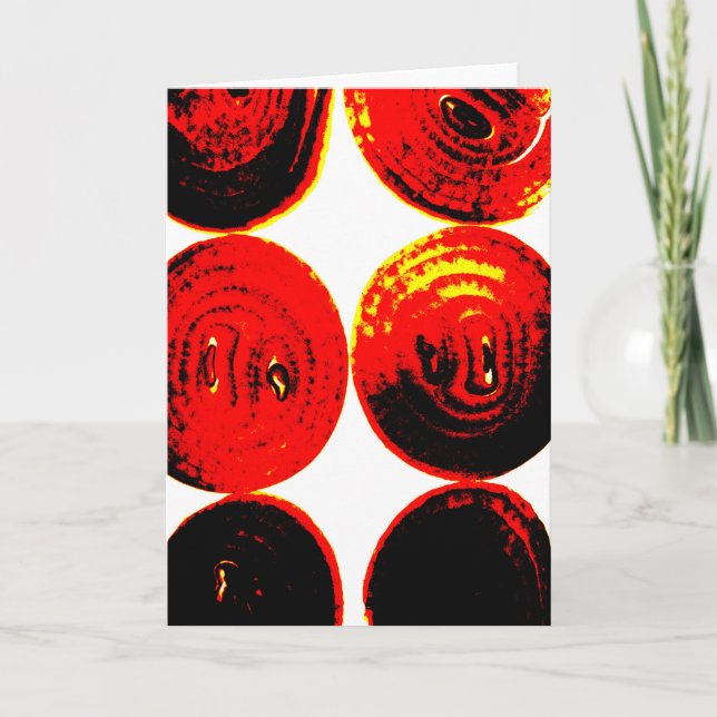 Zwiebelscheiben Karte (Vorderseite)