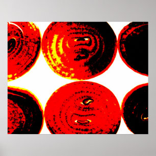 Zwiebelscheiben Poster