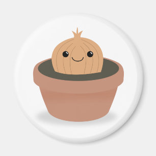 Zwiebelzeichen Magnet