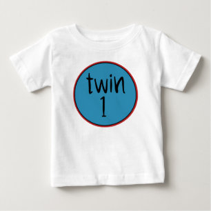 Zwilling 1 baby t-shirt
