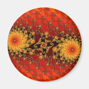 Zwilling flammt Magneten Magnet