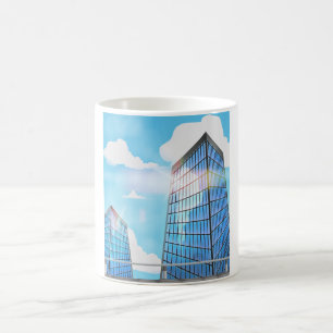 Zwilling-Hochhäuser Kaffeetasse