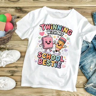 Zwilling mit meiner besten Schulfreundin Süßes Not T-Shirt