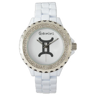 Zwilling Sternzeichen. Damenuhren. Armbanduhr