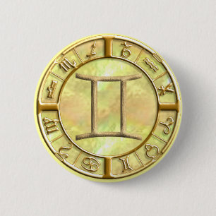 Zwillinge Button