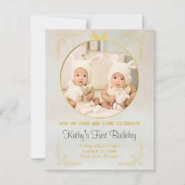 Zwillinge Einladungen zum 1.