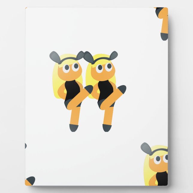Zwillinge Emoji Fotoplatte (Vorderseite)