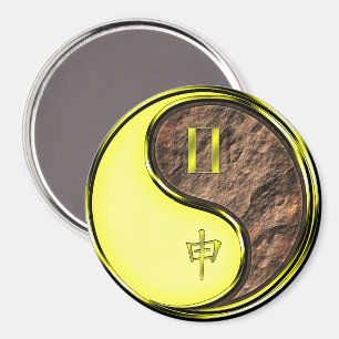 Zwillinge & Erd-Affe Magnet