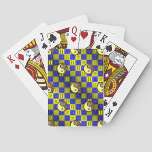 Zwillinge & Erde Ochse Spielkarten