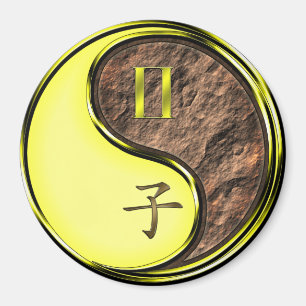 Zwillinge & Erde Ratte Magnet