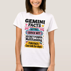 Zwillinge Fakten: Schnelles Wit, Multitasking und T-Shirt