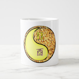 Zwillinge & Feuer Hahn Jumbo-Tasse