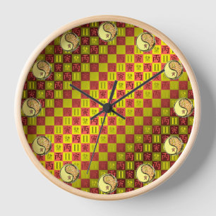 Zwillinge & Feuer Tiger Uhr