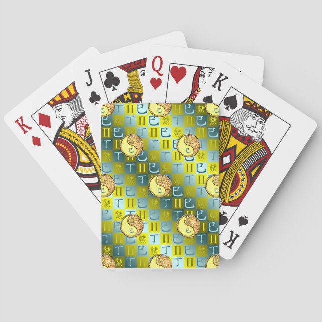 Zwillinge & Feuerschlange Spielkarten (Rückseite)