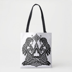 Zwillinge — Heimgesuchte Tinten-Zodiakutwins Tasche