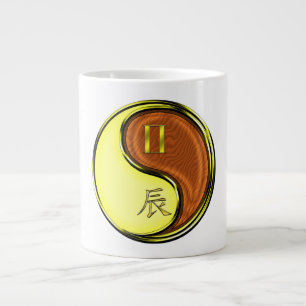 Zwillinge & Holz-Drache Jumbo-Tasse
