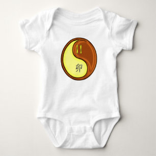Zwillinge & Holz Kaninchen Baby Strampler