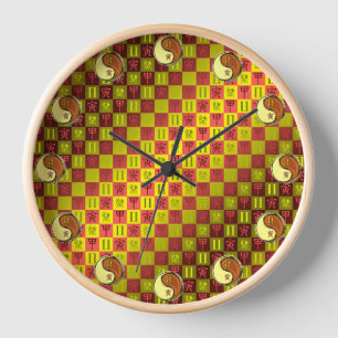 Zwillinge & Holz Tiger Uhr