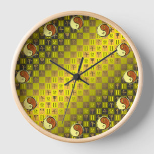 Zwillinge & Holzpferd Uhr