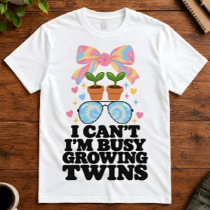 Zwillinge kann ich nicht beschäftigt sein, während T-Shirt