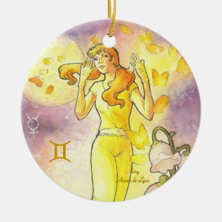 Zwillinge Keramikornament