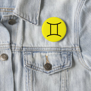 Zwillinge Knopf Button