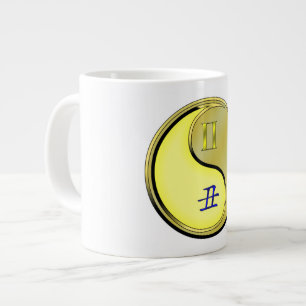 Zwillinge & Metallener Ochse Jumbo-Tasse