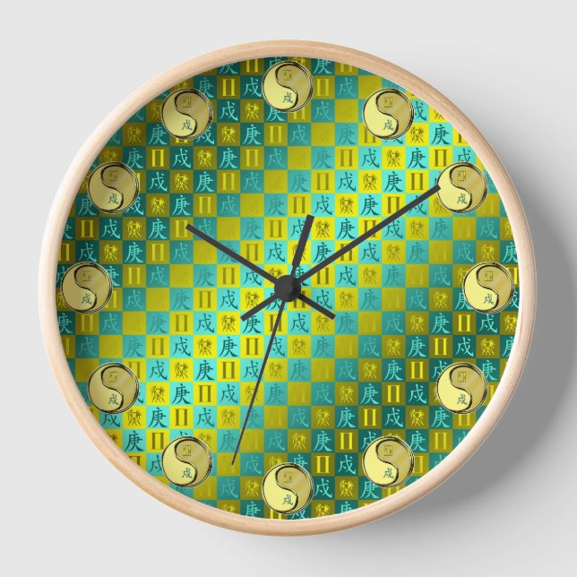 Zwillinge & Metallhund Uhr (Vorderseite)