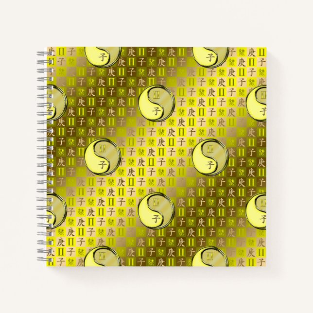 Zwillinge & Metallratte Notizbuch (Vorderseite)