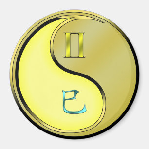 Zwillinge & Metallschlange Magnet