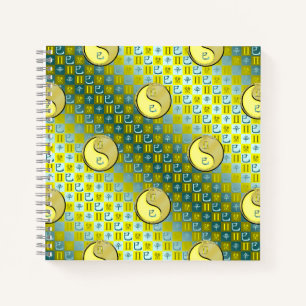 Zwillinge & Metallschlange Notizbuch