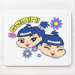 Zwillinge Mousepad