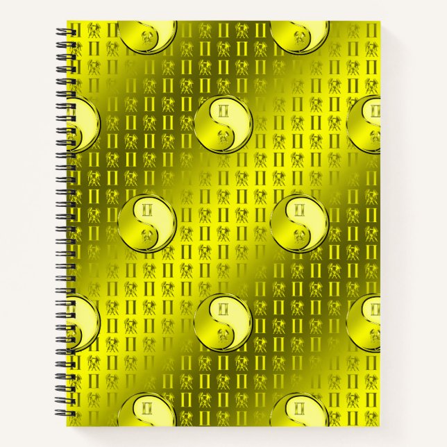 Zwillinge Notizbuch (Vorderseite)