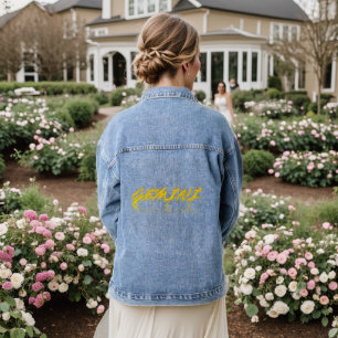 Zwillinge Reflexion Jeansjacke