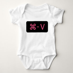 Zwillinge schwarz/rosa Befehl - v-"Pasten-" Shirt