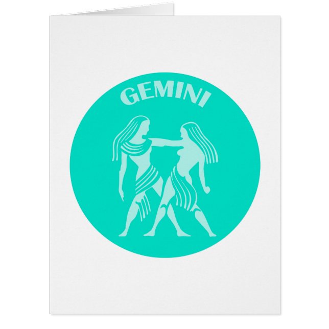 Zwillinge, Sternzeichen, Horoskop, Astrologie (Vorderseite)
