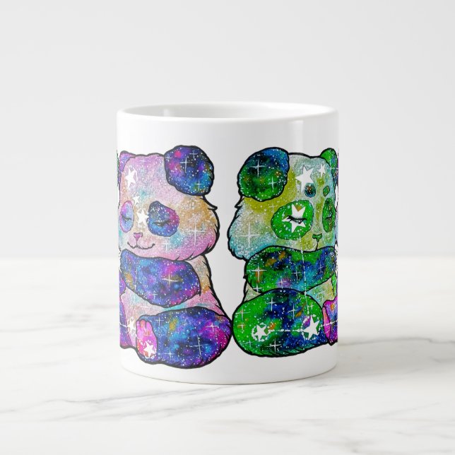 Zwillinge Sternzeichen Jumbo-Tasse (Vorderseite)