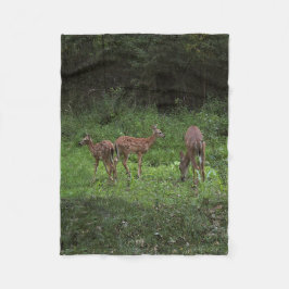 Zwillinge und ihre Mutter Fleecedecke