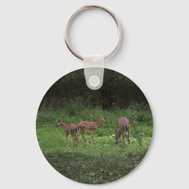 Zwillinge und ihre Mutter Schlüsselanhänger (Vorderseite)