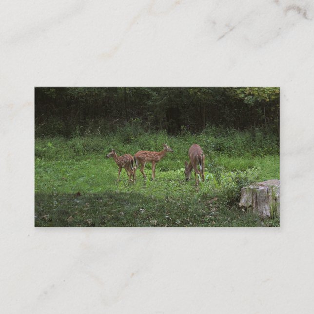 Zwillinge und ihre Mutter Visitenkarte (Vorderseite)