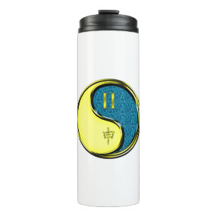 Zwillinge & Wasser-Affe Thermosbecher