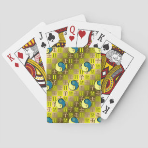 Zwillinge & Wasser-Ratte Spielkarten