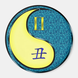 Zwillinge & Wasserbüffel Magnet