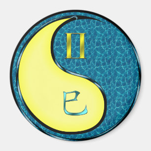 Zwillinge & Wasserschlange Magnet