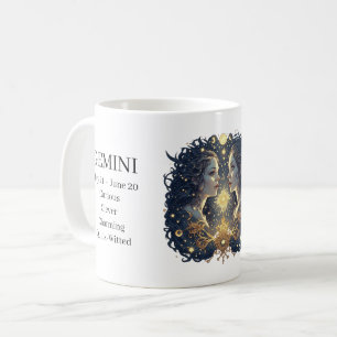 Zwillinge Zodiac Sternenkunst & individuelle Eigen Kaffeetasse