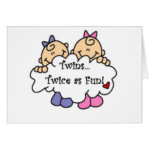 Zwillinge zweimal als Spaß