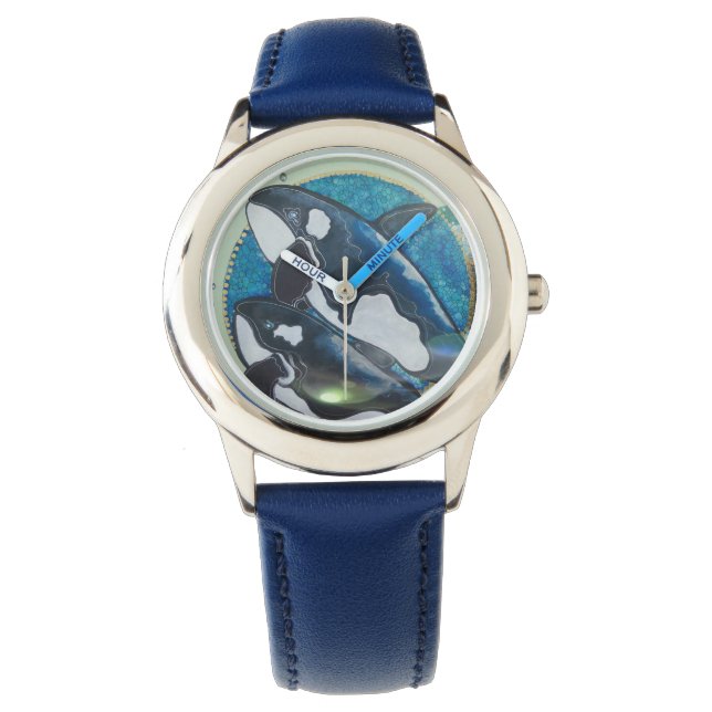 Zwillingorcas Armbanduhr (Vorderseite)