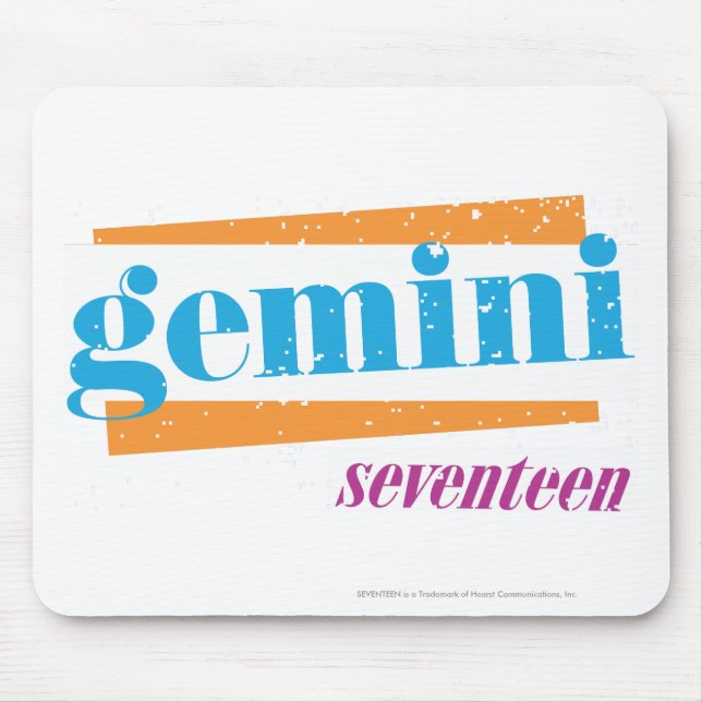 Zwillings-Aqua Mousepad (Vorne)
